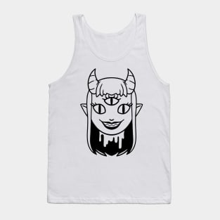 Monster Girl B&W Tank Top